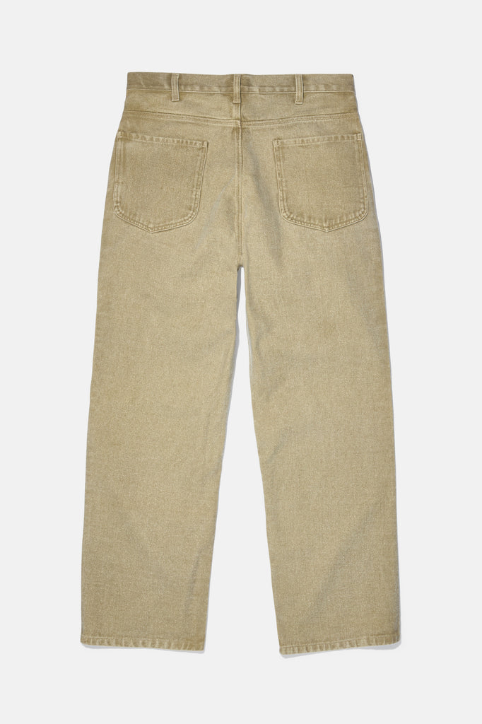 Yard Pant - Pigment Dyed Coffee — flat lay, back