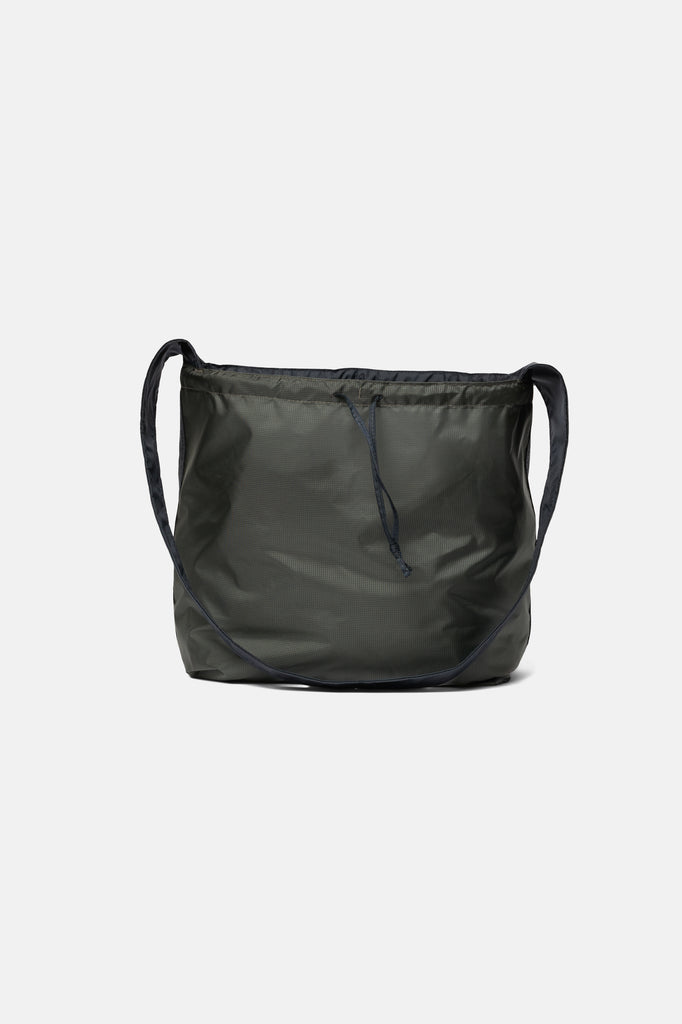 Sling Tote Lite - Navy / Charcoal — flat lay, reverse colour side