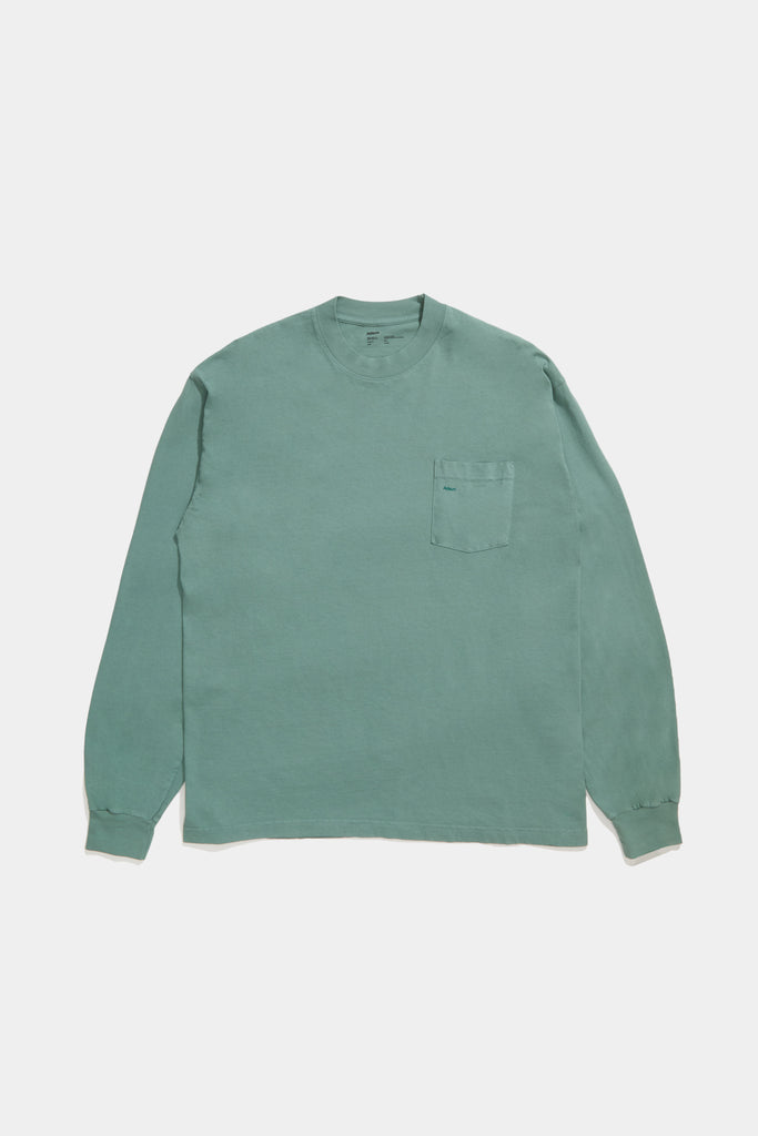 LS Pocket Tee - Dusty Green