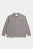 Flat Hem Workshirt - Beige Check