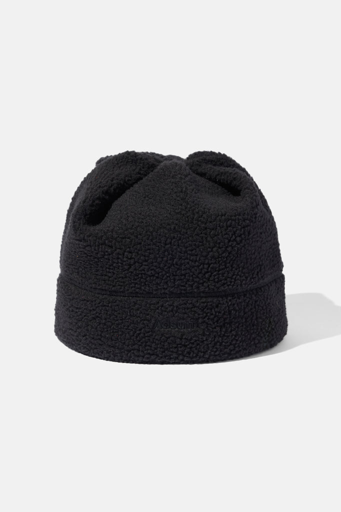 Fleece Beanie - Black