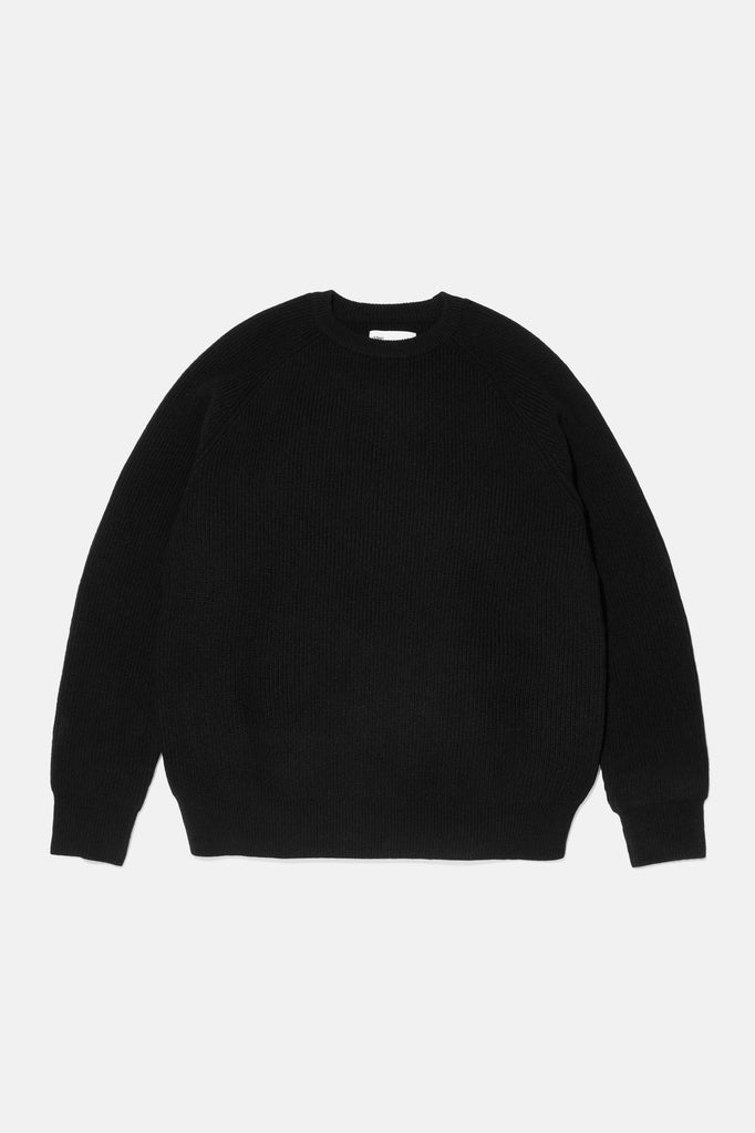 Raglan Merino Sweater - Black