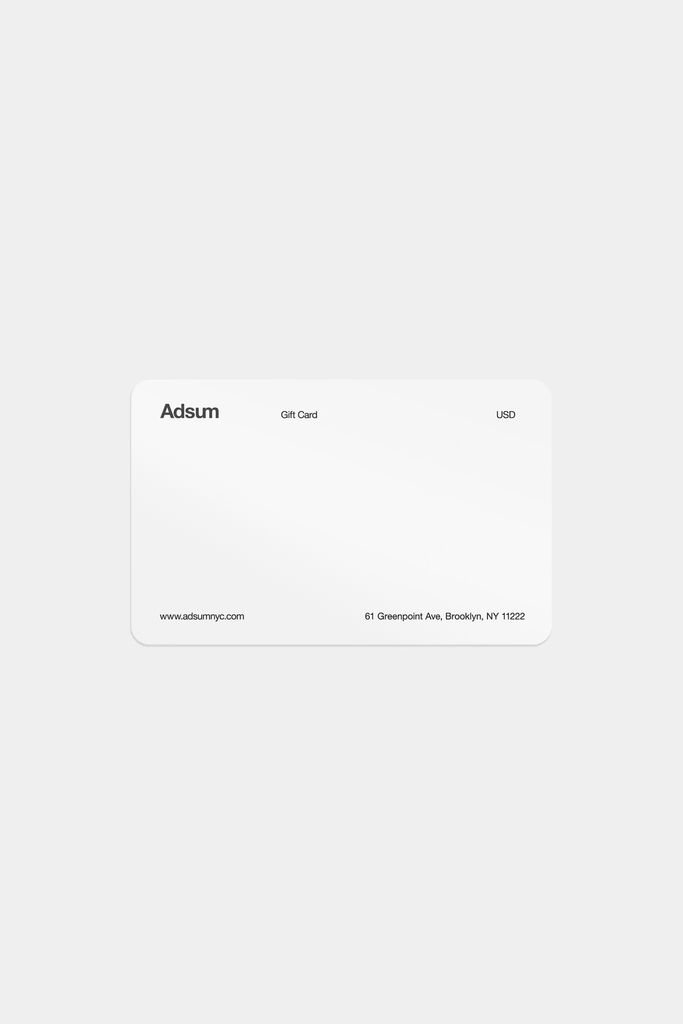 Adsum Gift Card