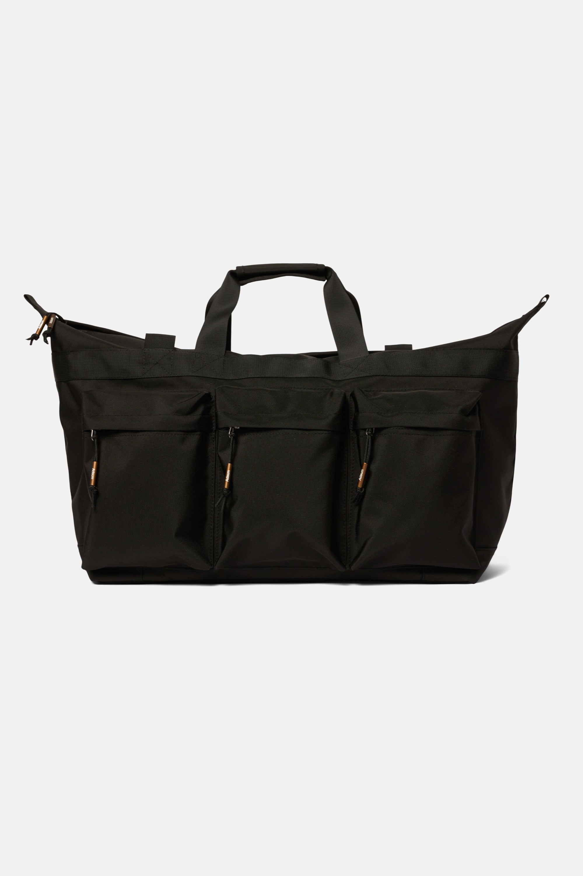 Adsum FW26 — black nylon duffel bag